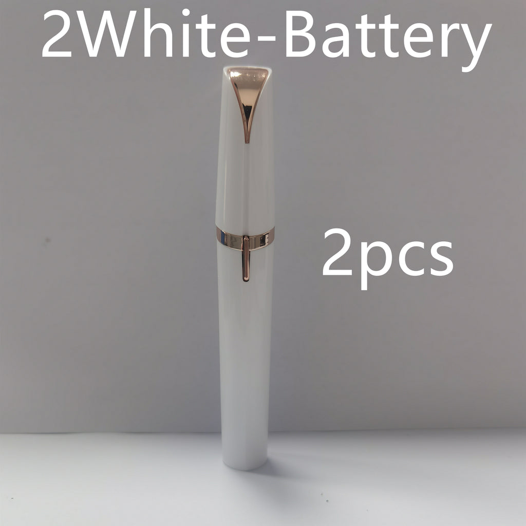 Flawless Brows Mini Electric Eyebrow Trimmer | 18K Gold LED Pen