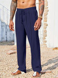 Men's Relaxed Straight-Leg Casual Pants | Lightweight Travel Pants