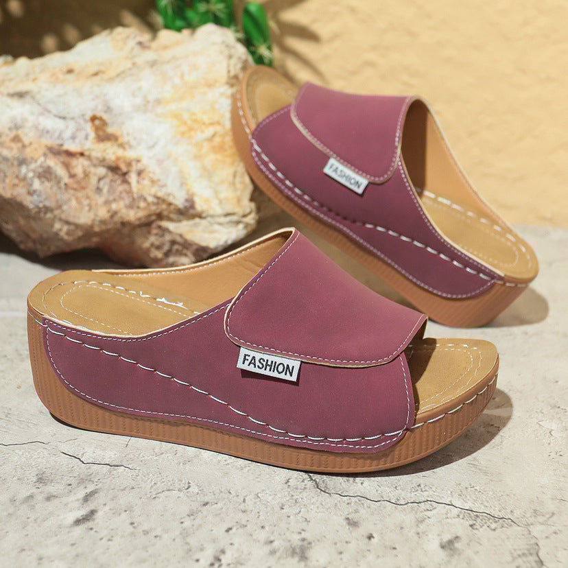 CloudStep Comfort Wedge Slides | Lightweight Everyday Slip-On Sandals
