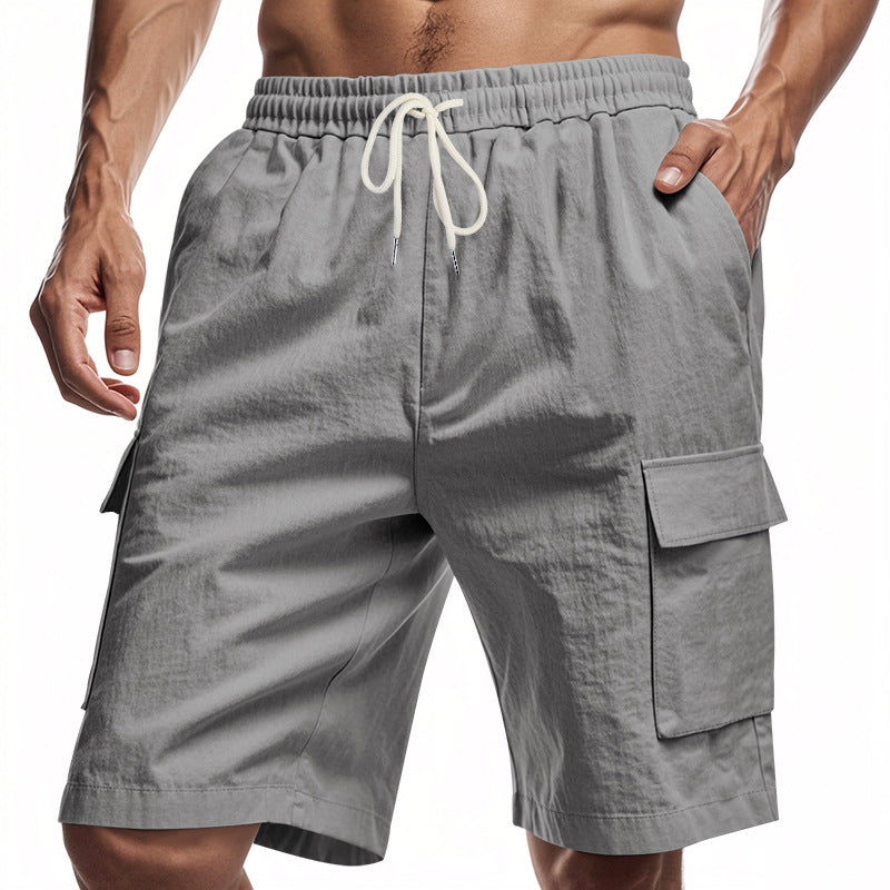 Men's Linen Drawstring Lounge Shorts