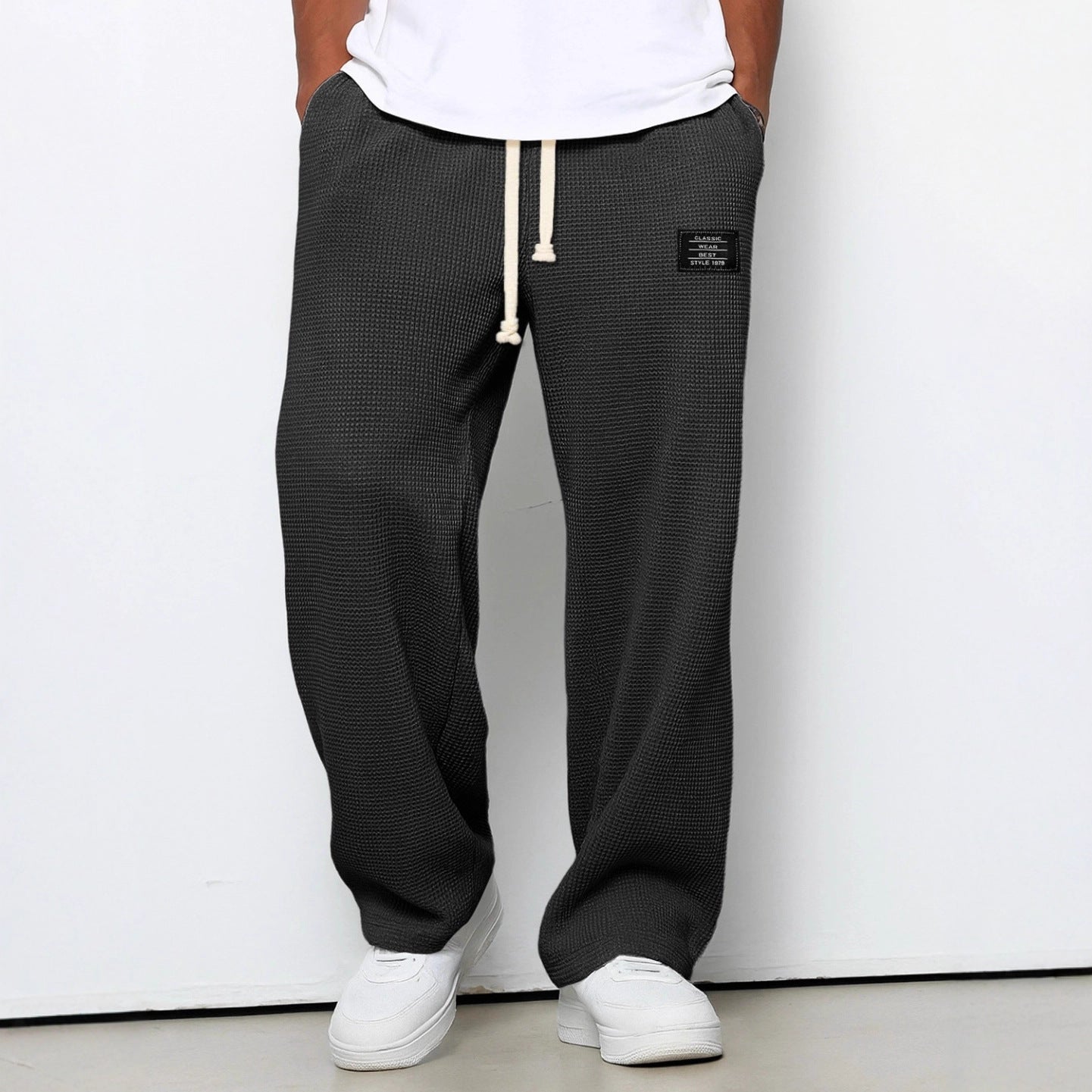 Relaxed Motion Waffle Pants