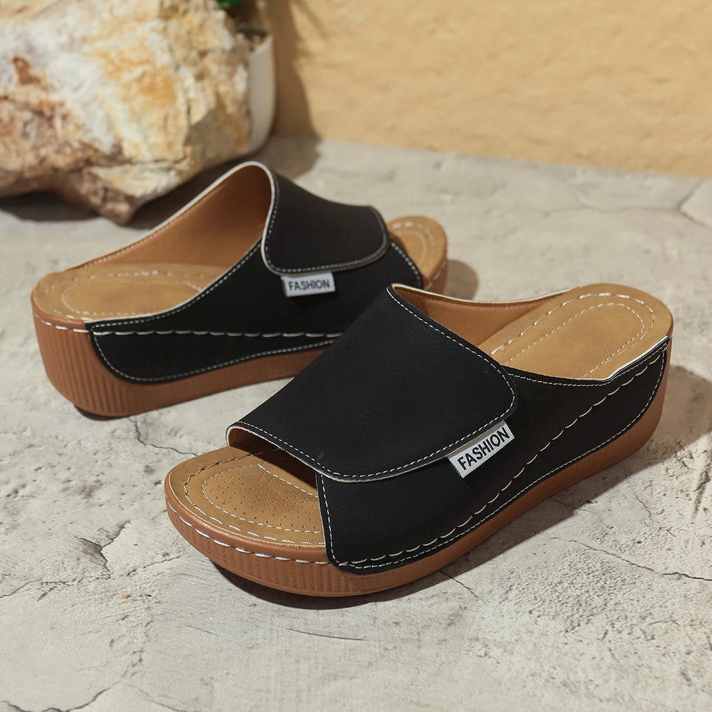 CloudStep Comfort Wedge Slides | Lightweight Everyday Slip-On Sandals