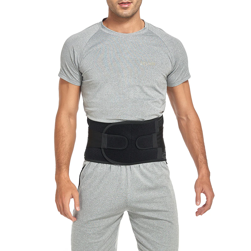 Travel Lumbar Support Back Brace – Adjustable Lower Back Support Belt