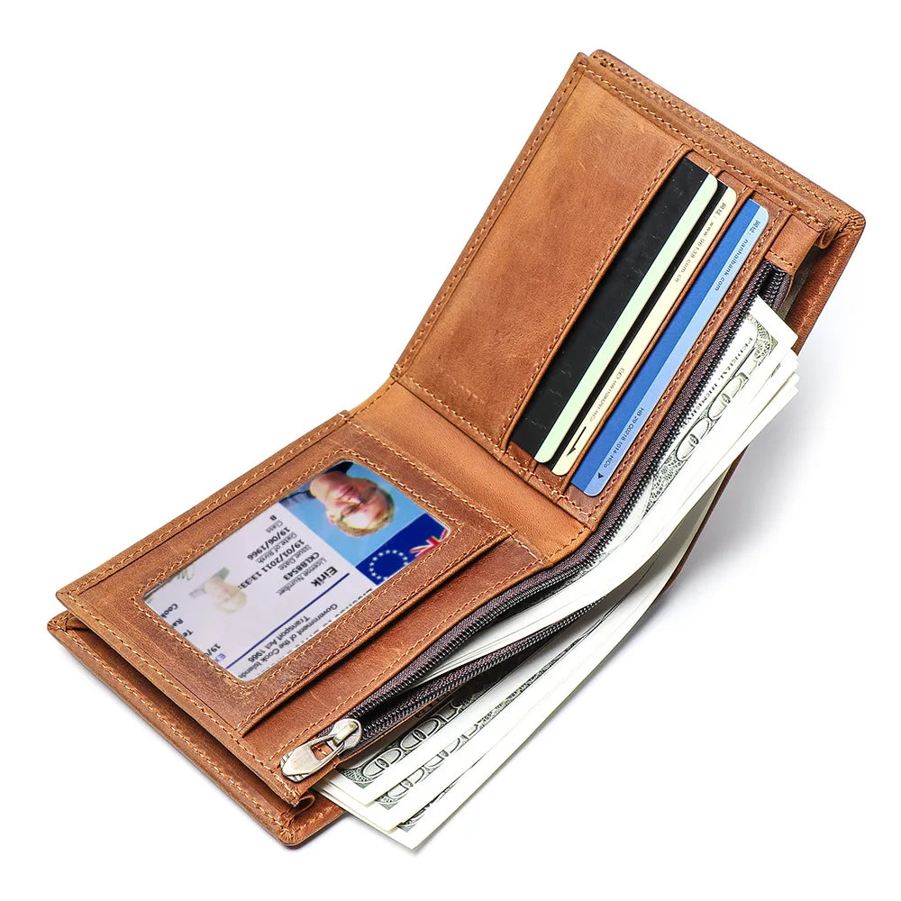 RFID Leather Travel Wallet