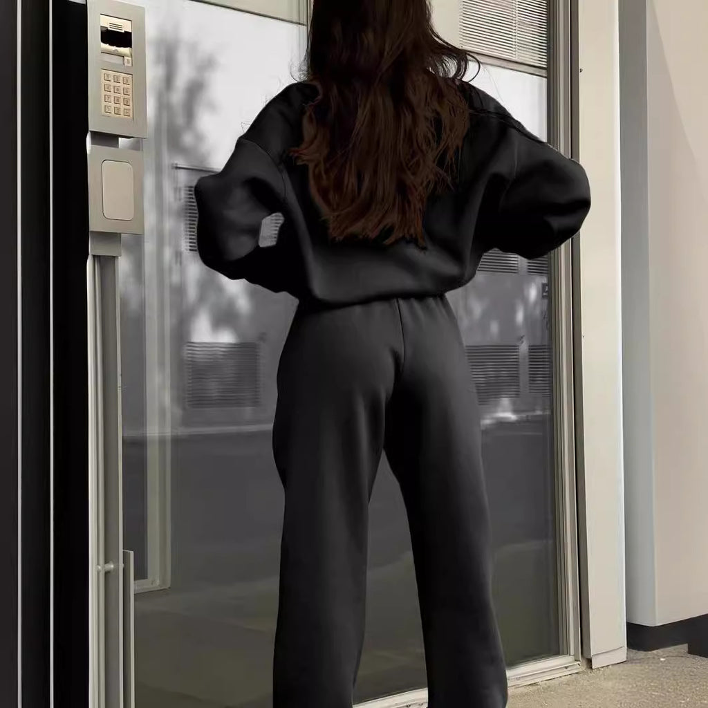 Women's Zip-Up Sweatsuit Set
