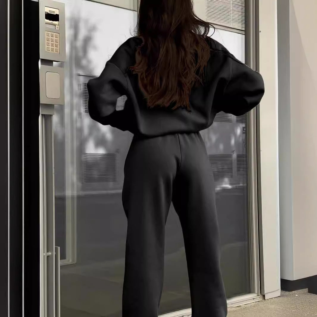 Women's Zip-Up Sweatsuit Set