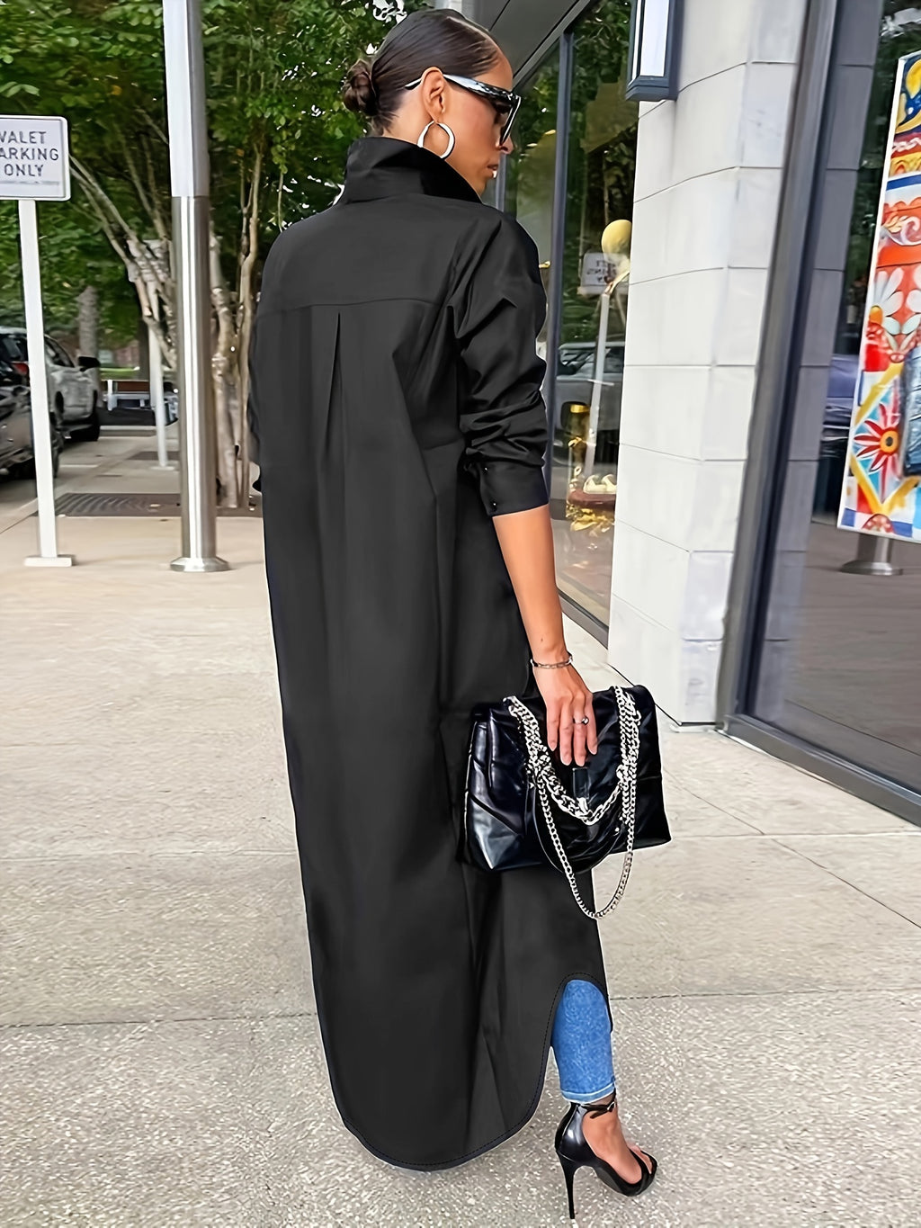 Women's Long-Sleeve Casual Shirt & Dress Multi-Wear