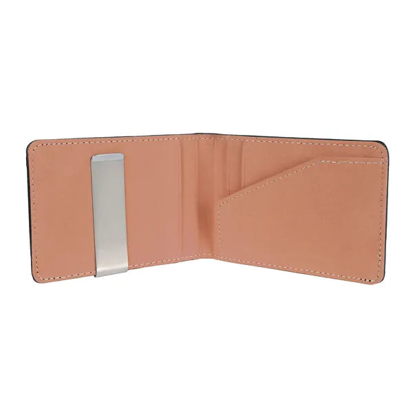 RFID Slim Bifold Wallet With Money Clip