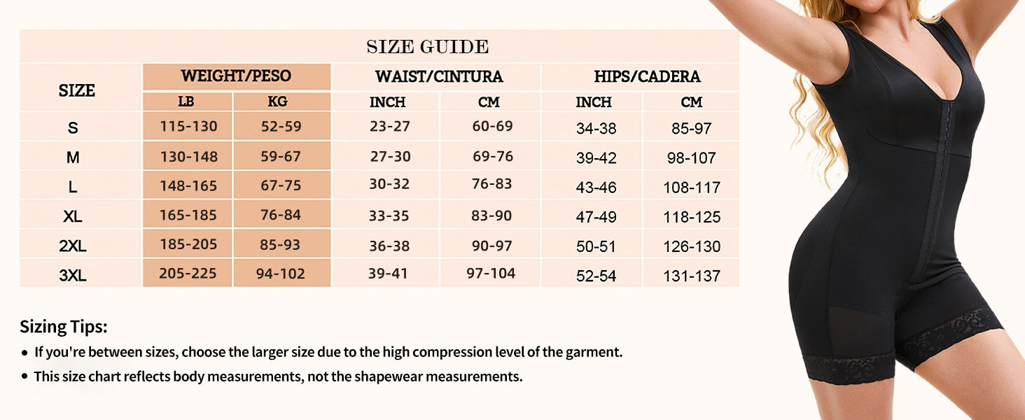Colombian Tummy Control Full Body Shaper With Butt Lifter