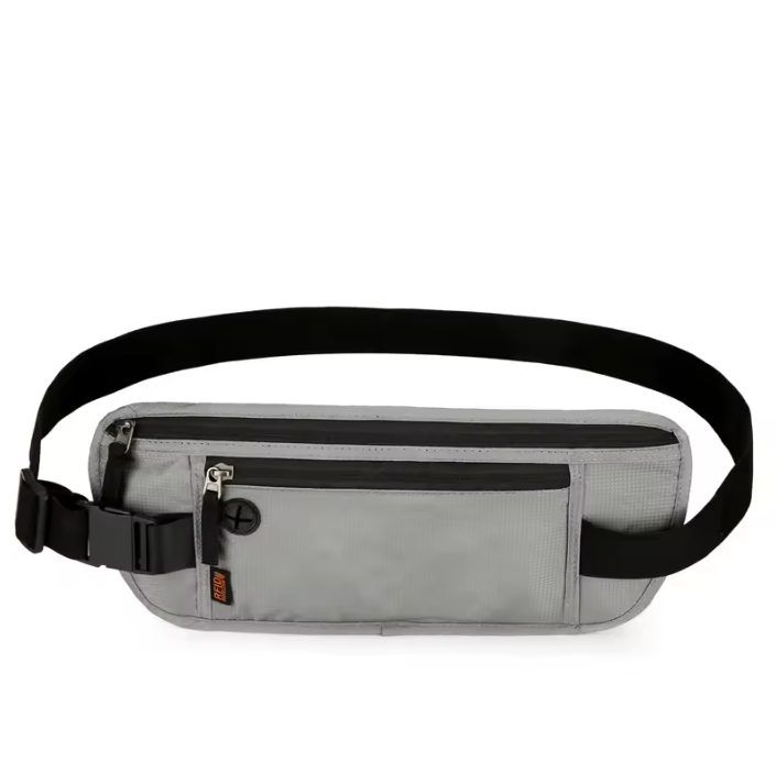 Slim RFID Travel Belt Pouch