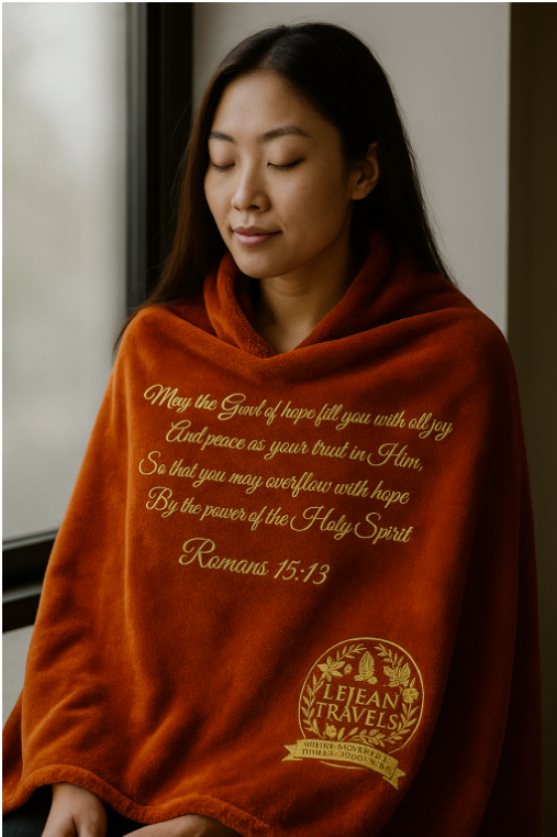 Hope Scripture Blanket – Romans 15:13 | Faith Comfort Blanket