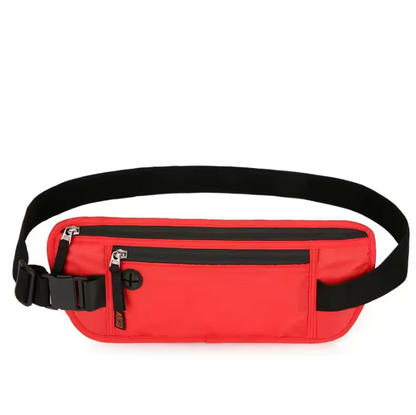 Slim RFID Travel Belt Pouch