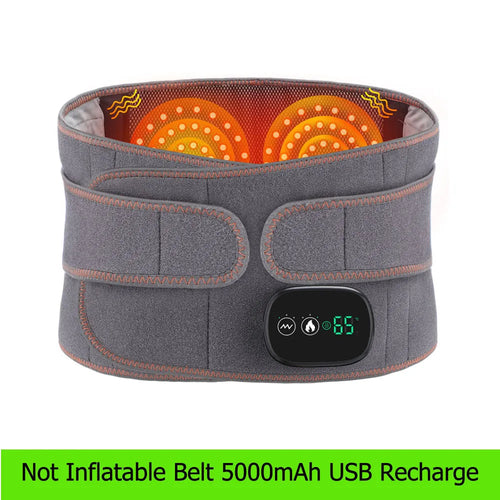 Heated Lumbar Support & Back Massager Belt