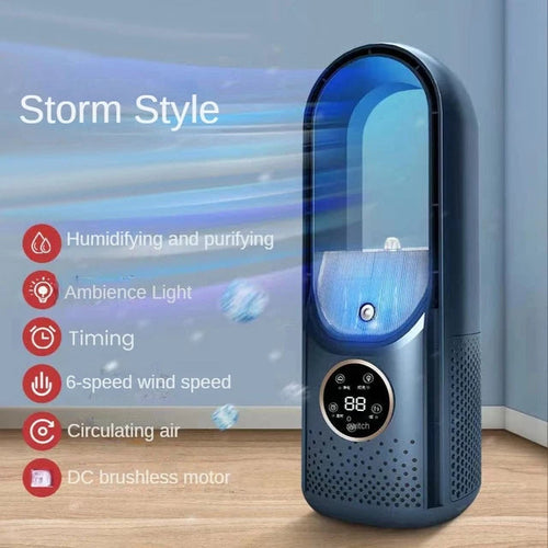 Portable USB Air Cooler & Bladeless Fan