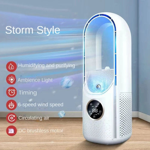 Portable USB Air Cooler & Bladeless Fan