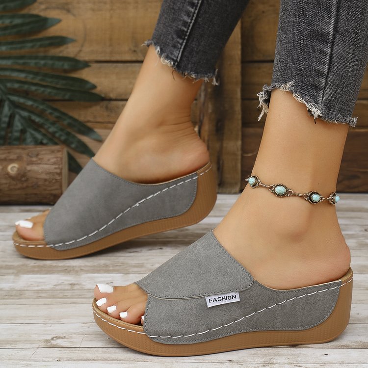 CloudStep Comfort Wedge Slides | Lightweight Everyday Slip-On Sandals