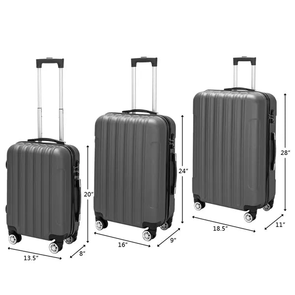 3-Piece Hardside Luggage Set