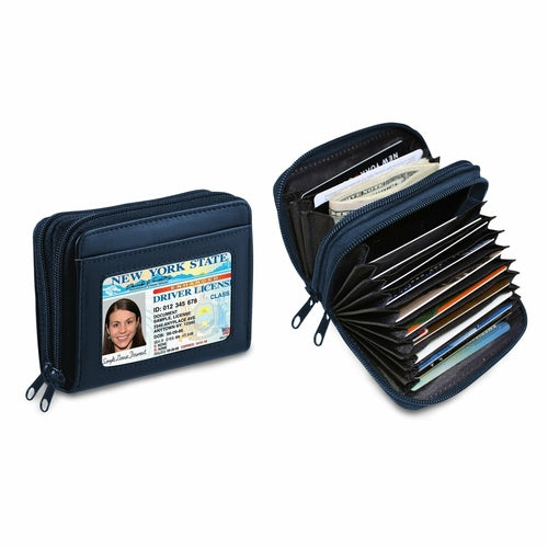 RFID Genuine Leather Travel Wallet
