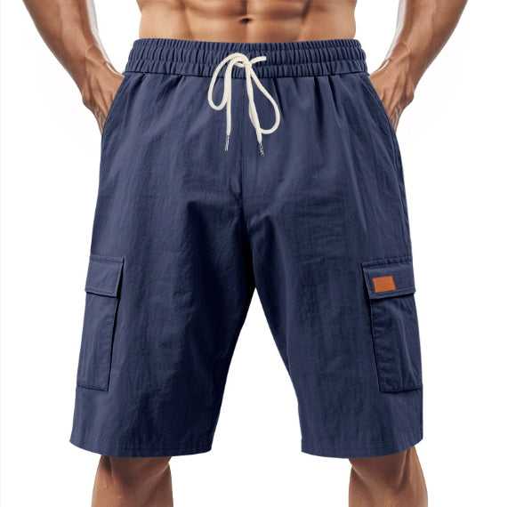 Men's Linen Drawstring Lounge Shorts