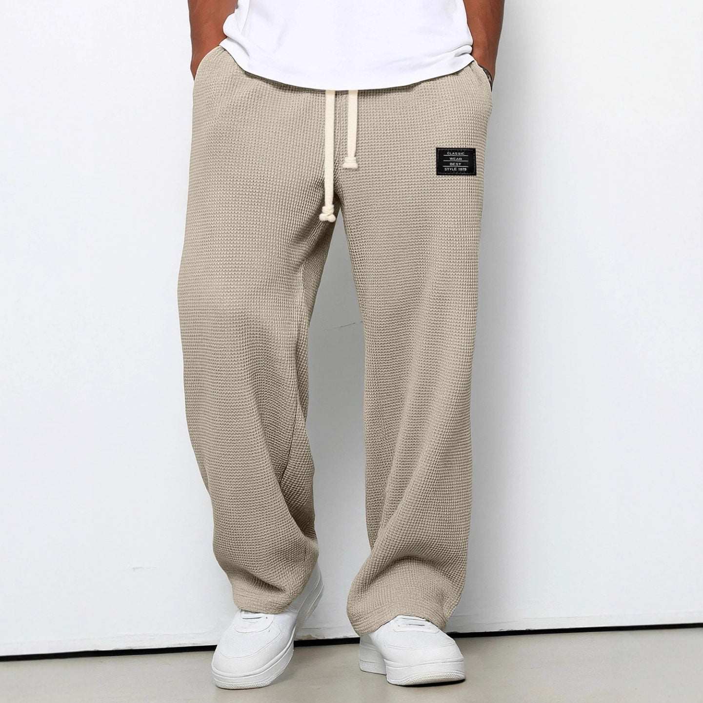Relaxed Motion Waffle Pants