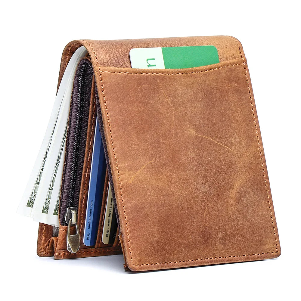 RFID Leather Travel Wallet