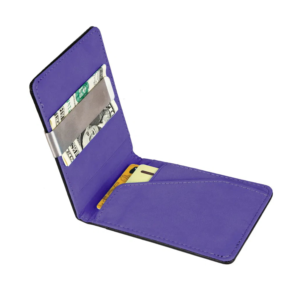 RFID Slim Bifold Wallet With Money Clip