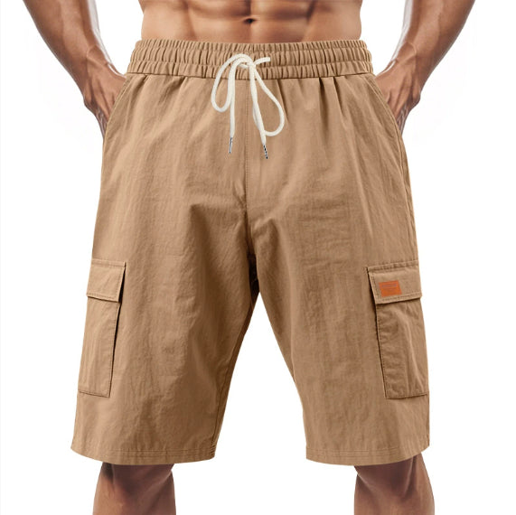 Men's Linen Drawstring Lounge Shorts