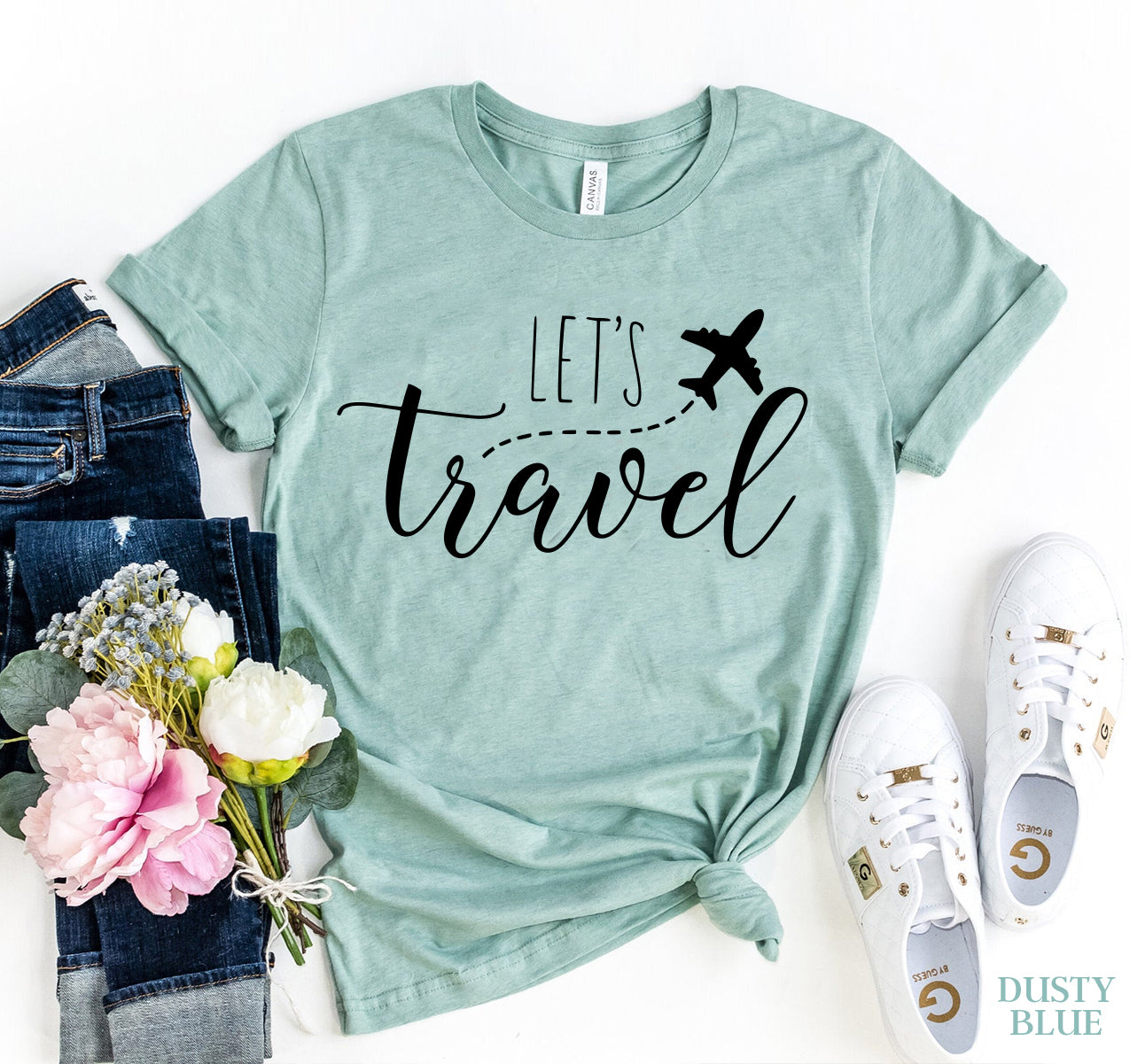 “Let’s Travel” Graphic T-Shirt