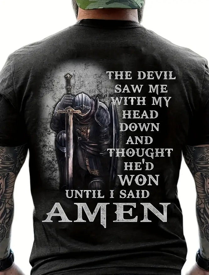 Men's Graphic Print Short Sleeve Tee