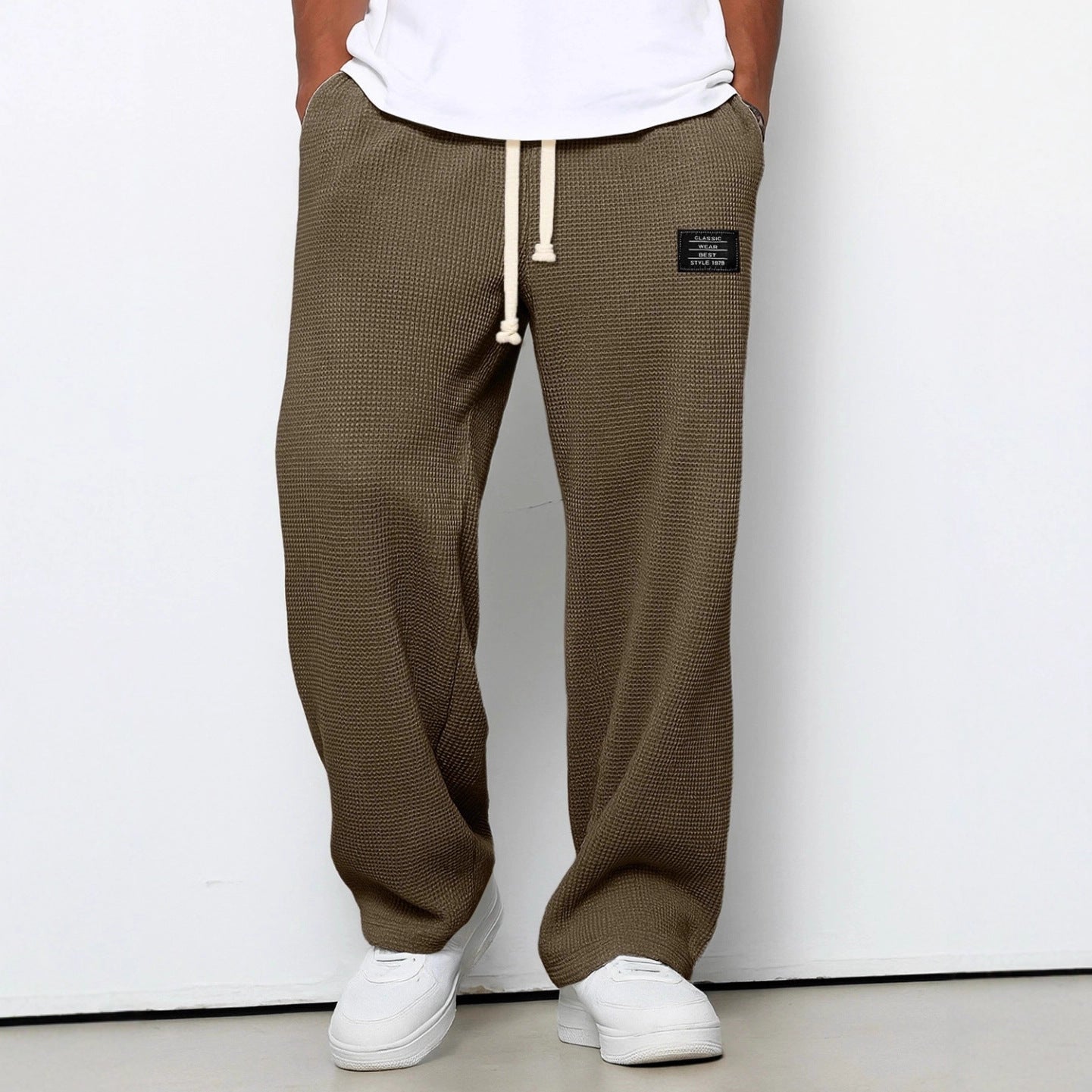 Relaxed Motion Waffle Pants