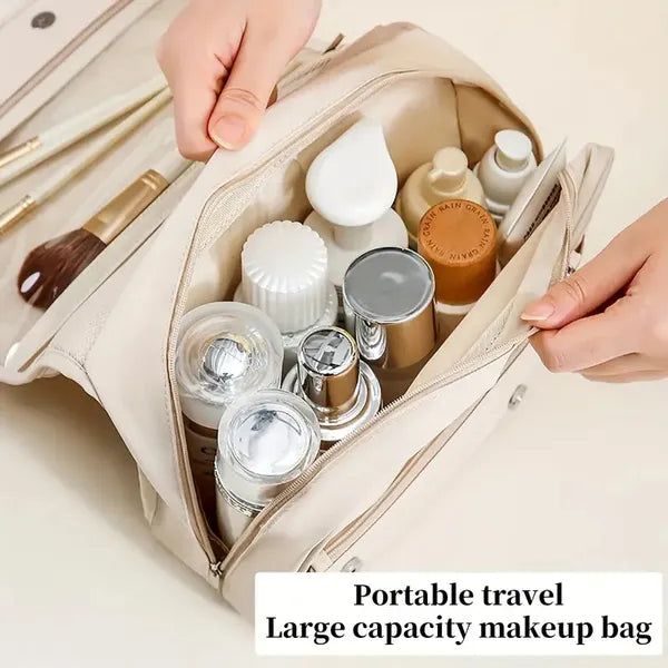 Pearl Travel Cosmetic Bag with Hanging Hook