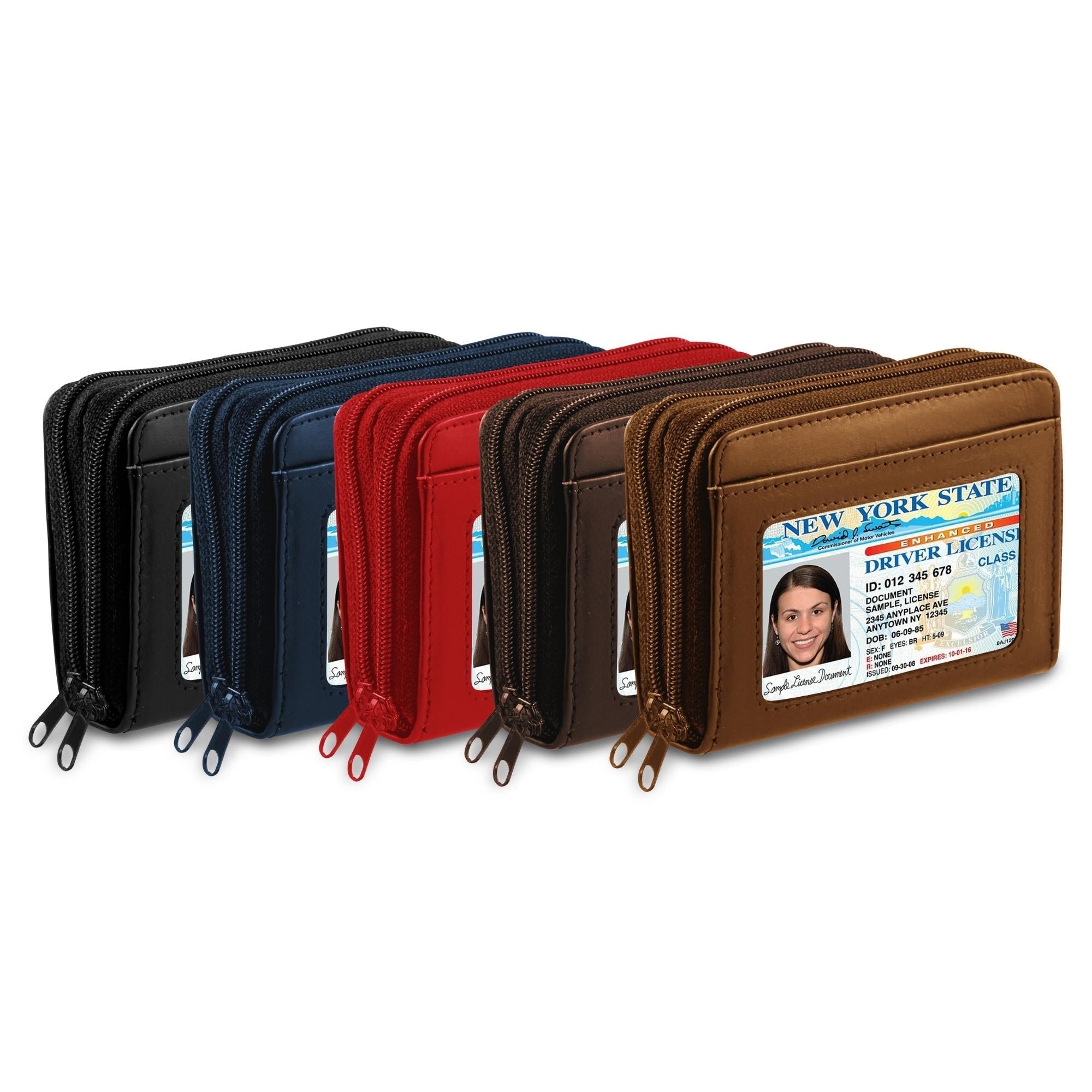 RFID Genuine Leather Travel Wallet