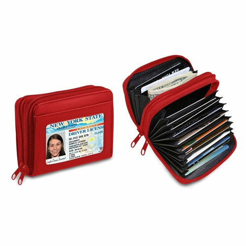 RFID Genuine Leather Travel Wallet