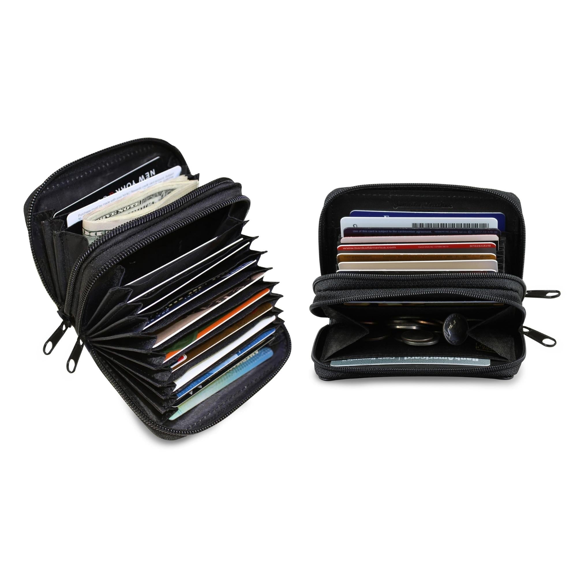 RFID Genuine Leather Travel Wallet
