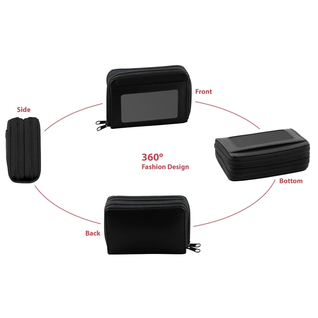RFID Genuine Leather Travel Wallet